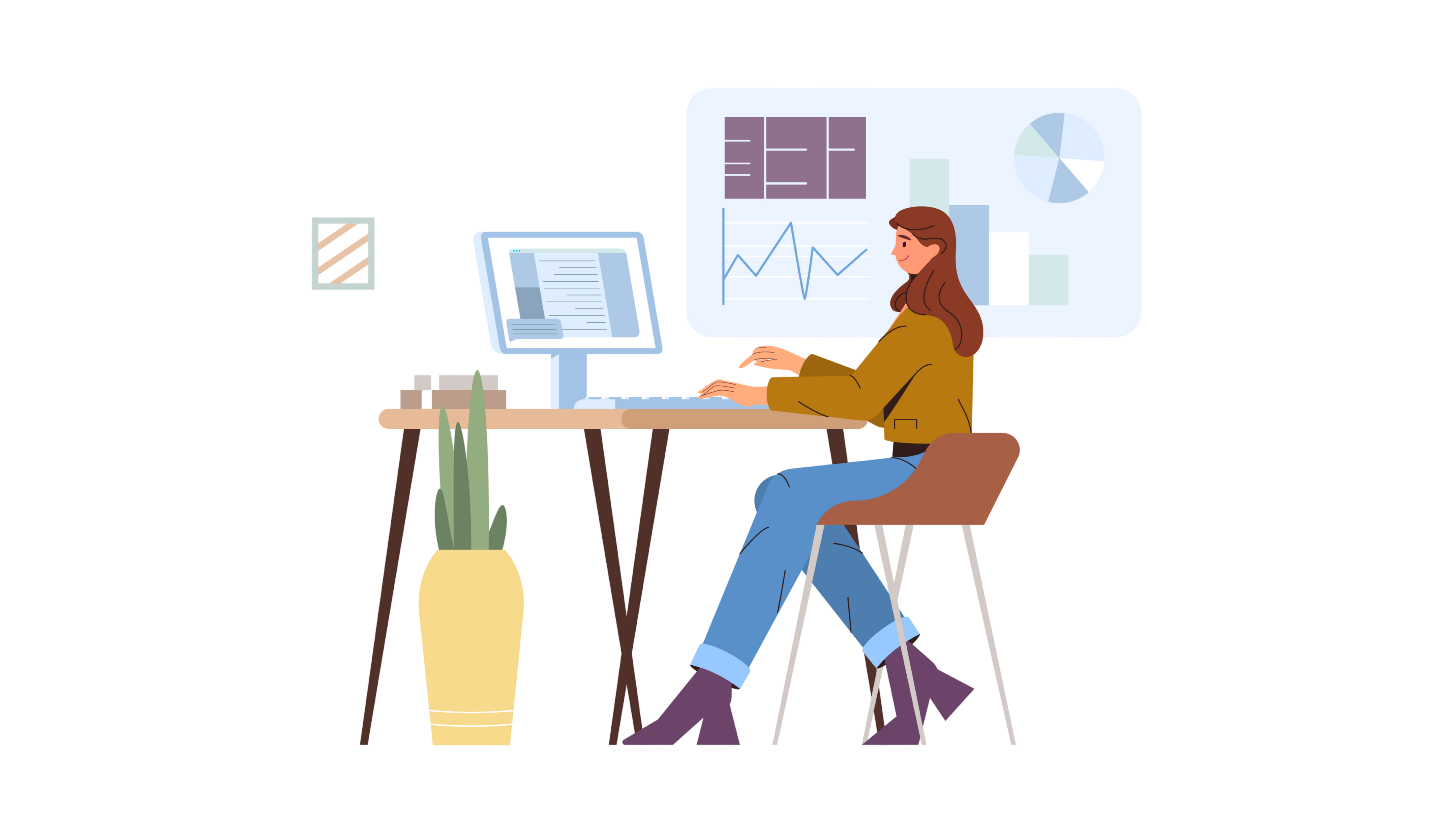 Ticketing System Illustration